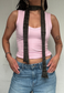olive plissé skinny scarf *coming soon*
