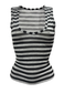 stripe soft v neck top *coming soon*
