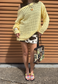LEMON SLOUCH MESH HISSY KNIT JUMPER - XS/S HISSY FIT LTD