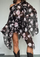 black flower mesh poncho *launching 14.06.26 20:00BST*