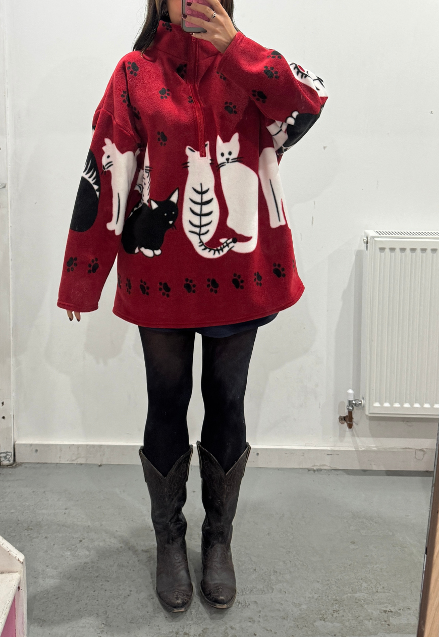 cat print fleece *back soon*