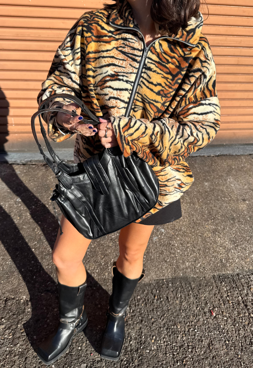 TIGER PRINT FLEECE