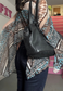 blue print poncho - short