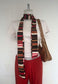 brushstroke skinny scarf