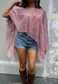 pink paisley glitter poncho - short *coming soon*