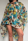 blue & green mesh poncho