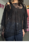 black lace poncho - square