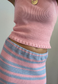 bubblegum hissy knit midi skirt
