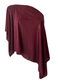 wine shimmer poncho