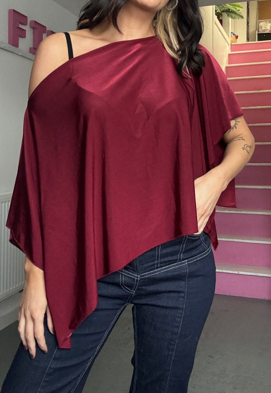 wine glow poncho