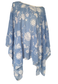 blue flower mesh poncho *launching 21.06.26 18:00BST*