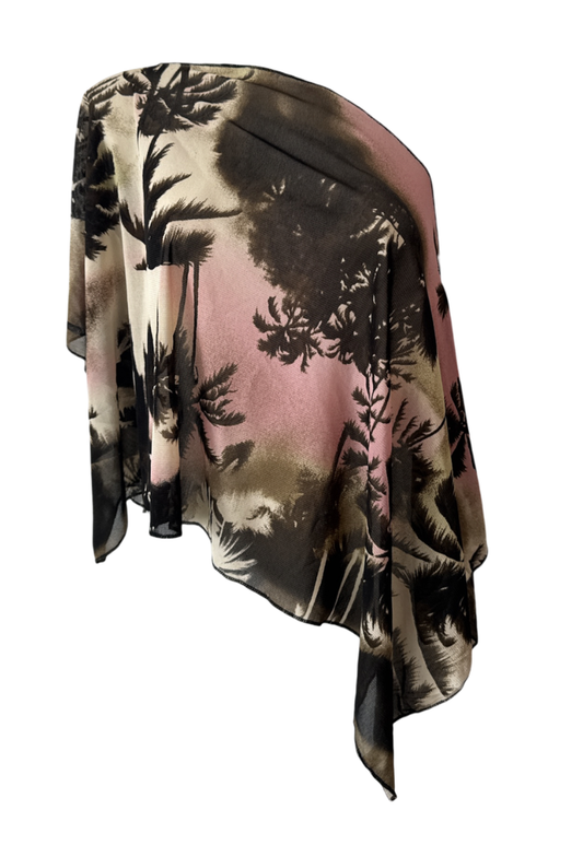 palm tree poncho
