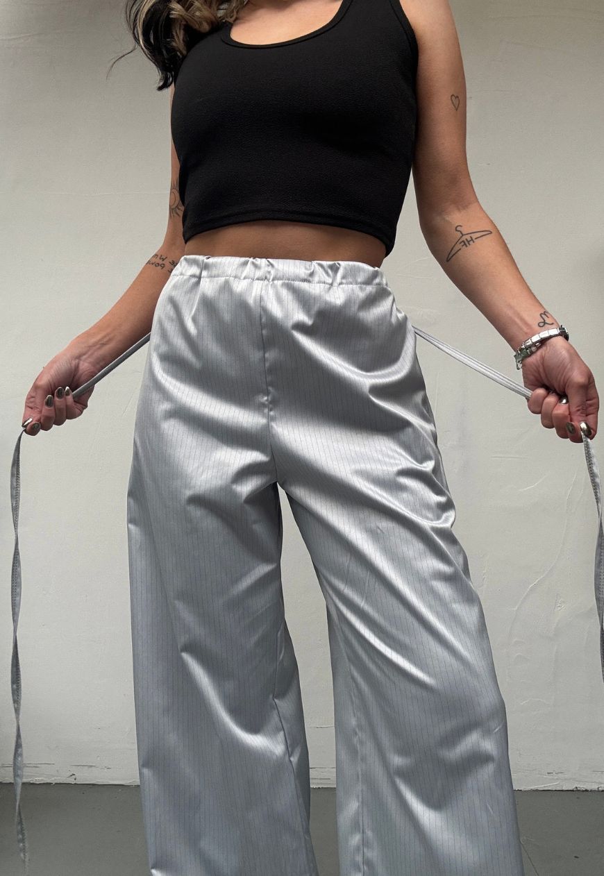 ice blue hissy cinch trousers *pre-order*