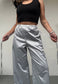 ice blue hissy cinch trousers *pre-order*