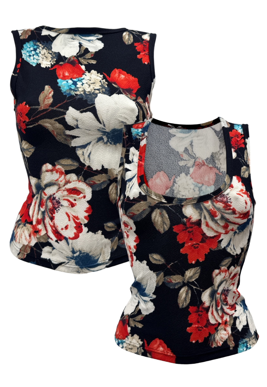 dark floral multiway v top *coming soon*