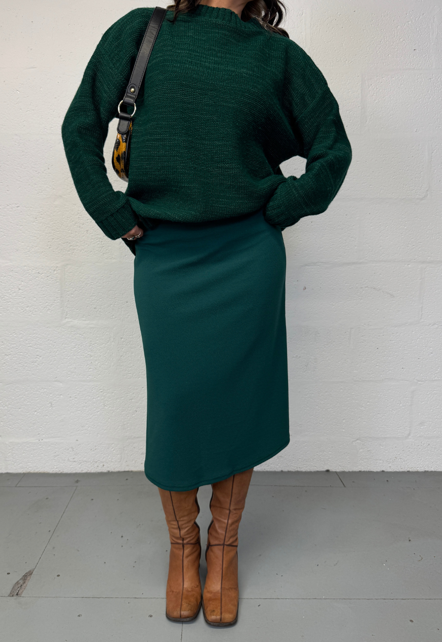 emerald hissy knit jumper