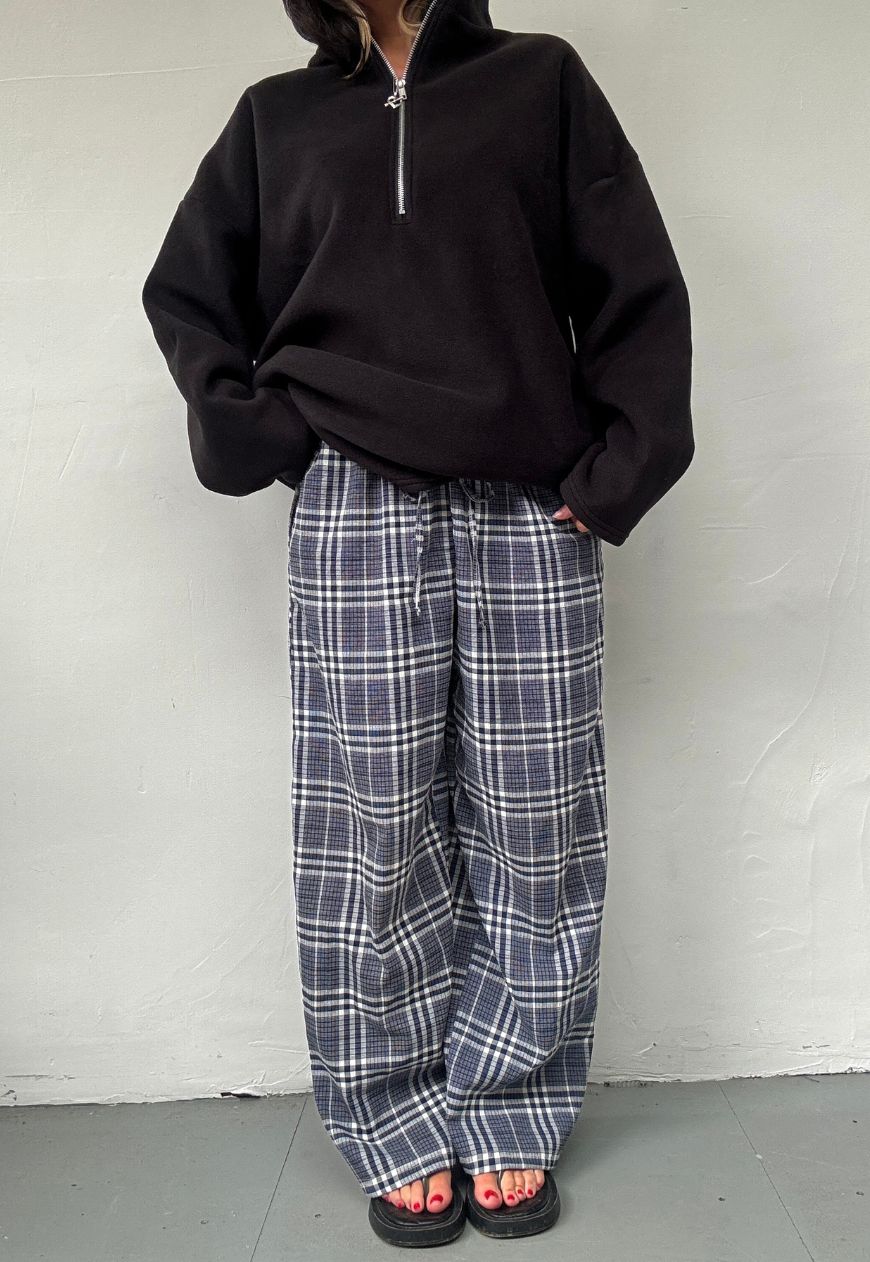 check summer trousers