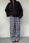 check summer trousers