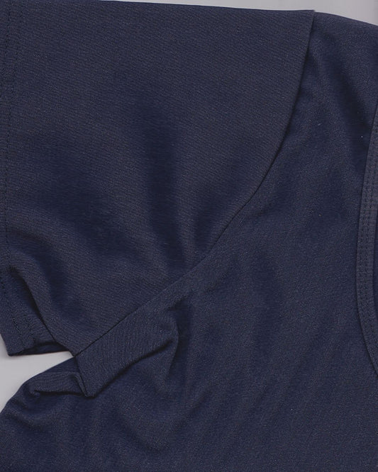 indigo cap sleeve cinch mini dress *coming soon*