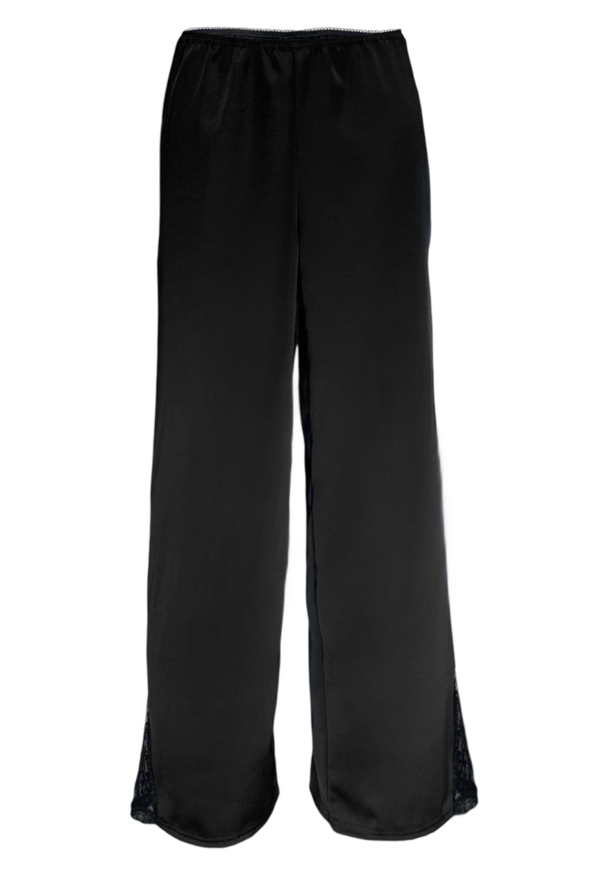 satin & lace straight leg trousers *pre-order*