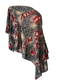 red leopard poncho