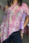 lilac glitter poncho