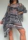 b&w print mesh poncho *coming soon*