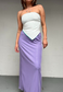 BLUE/PURPLE REVERSIBLE MAXI SKIRT