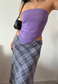 orange/purple reversible hankie top