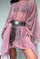 pink paisley glitter poncho *launching 16.07.26 18:00BST*