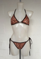 amber leopard lingerie set