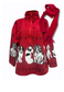 red dog print fleece *free scarf*