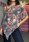 red leopard poncho