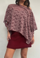 pink indian mango poncho - square