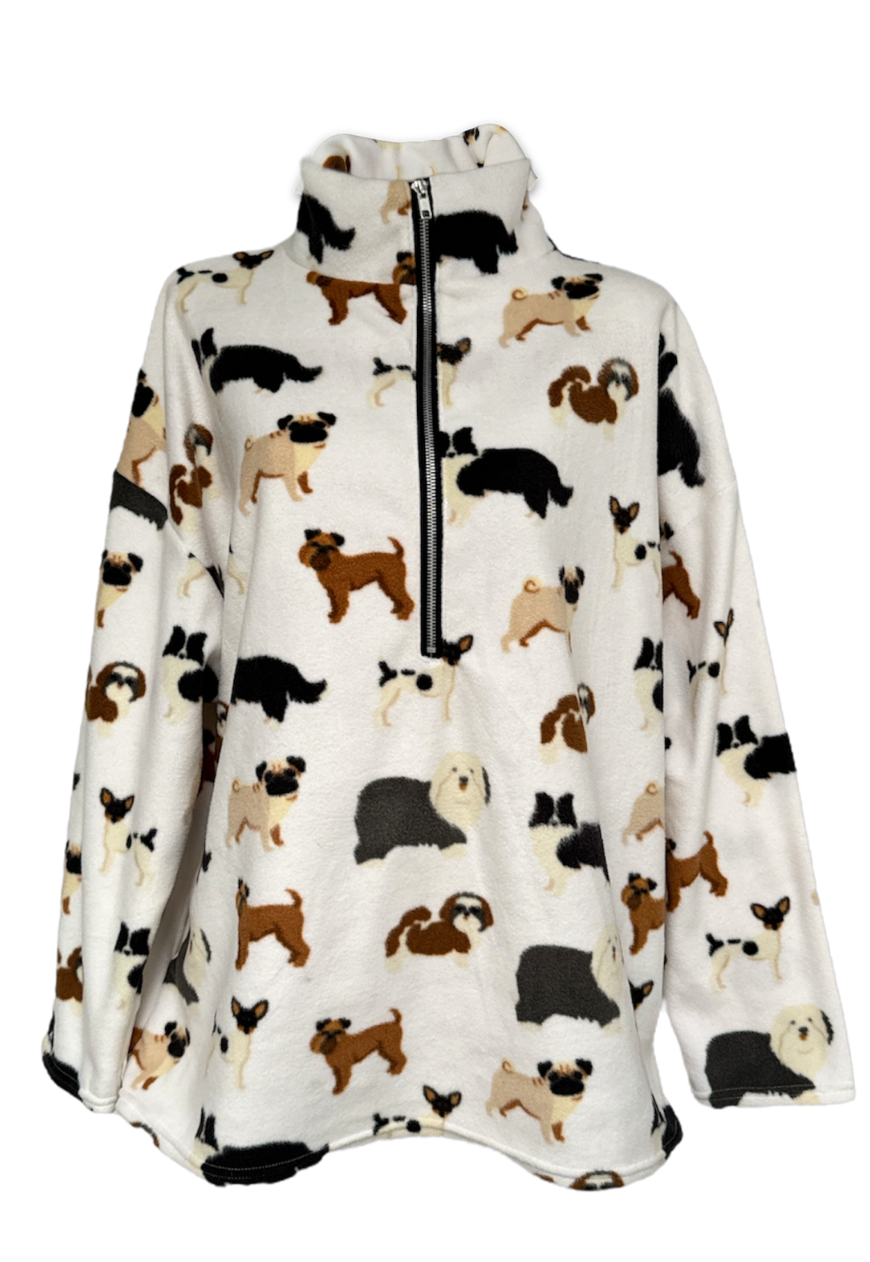 DOG PRINT FLEECE