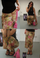 PINK SWIRL FULL LINED MESH SKIRT