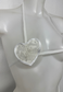 cream lace heart set