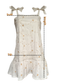 white celestial ruffle dress