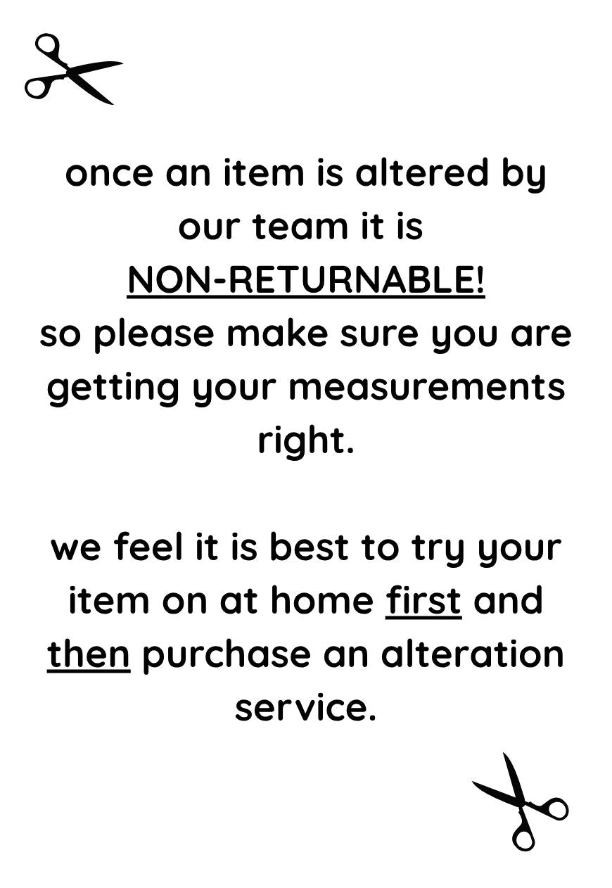 ALTERATION SERVICE