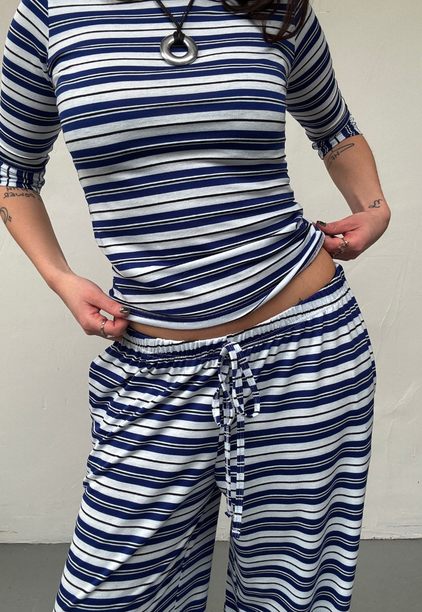 blue stripe soft top