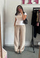 buttermilk straight leg trouser