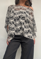 cream web poncho - square