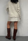 vanilla speck hissy knit mini skirt