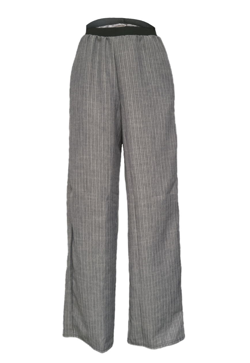 BLUE/GREY STRIPE STAPLE TROUSER