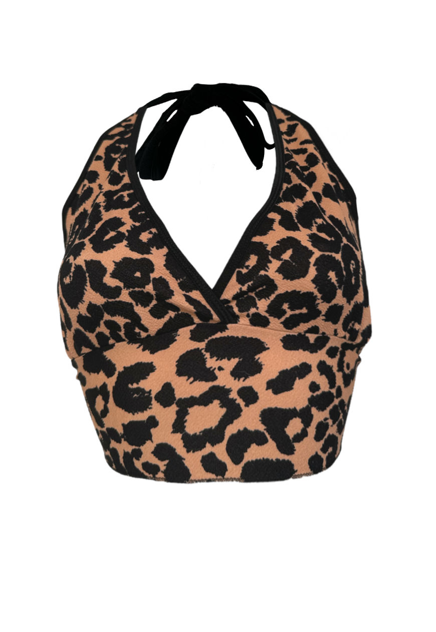 LEOPARD PRINT HALTER TOP *COMING SOON*