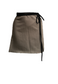 BROWN RULED WRAP SKIRT *3RD GENERATION*