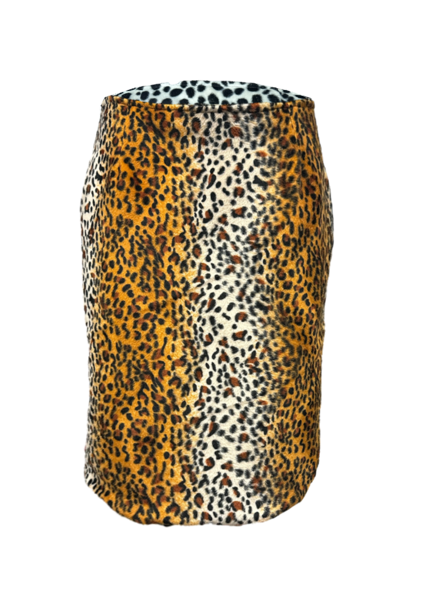 DALMATIAN/LEOPARD REVERSIBLE MIDI SKIRT *COMING SOON*