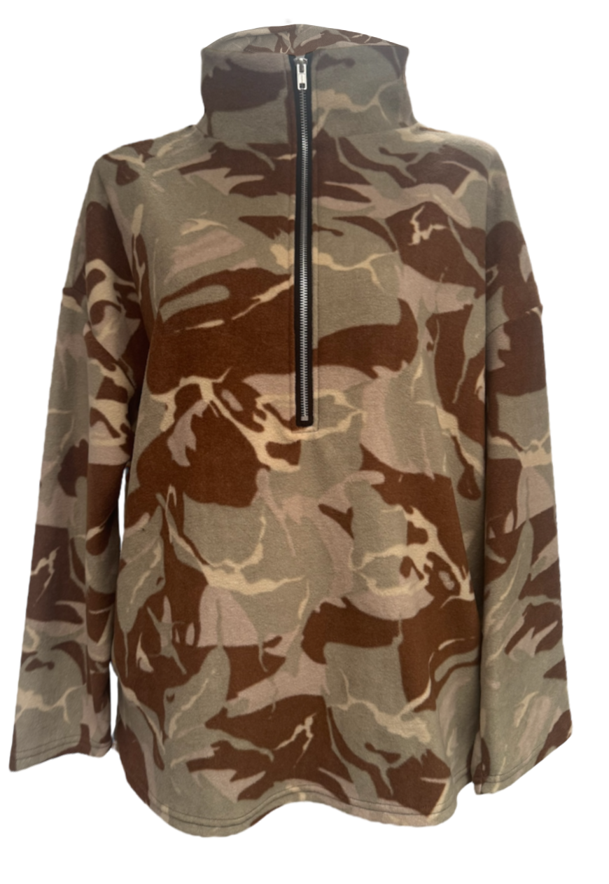 CAMO PRINT FLEECE