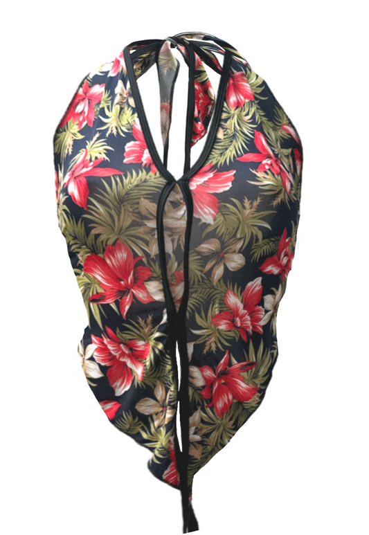 OFFCUTS HAWAIIAN POINTED HALTER TOP *LAUNCHING 28.03.25 @ 12:00 GMT*