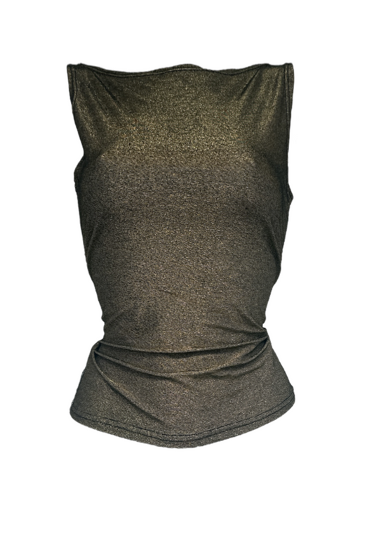 MULTIWAY MIXED METAL SLASH NECK TOP *COMING SOON* - XS HISSY FIT LTD